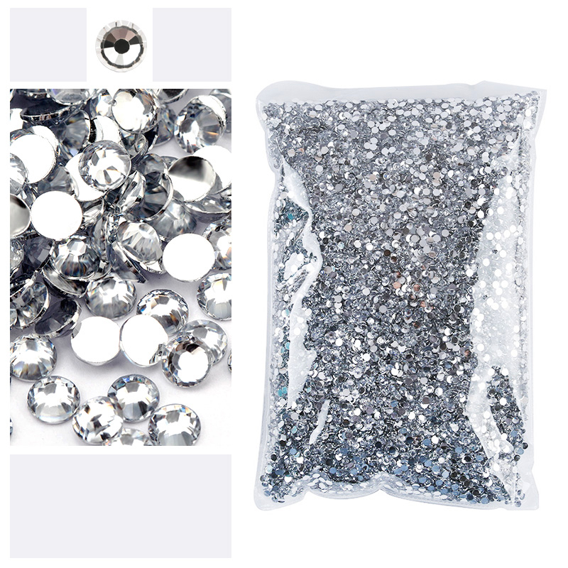 Hotfix Rhinestone Sheet - واضح 2-5 مللي متر بالجملة حزمة