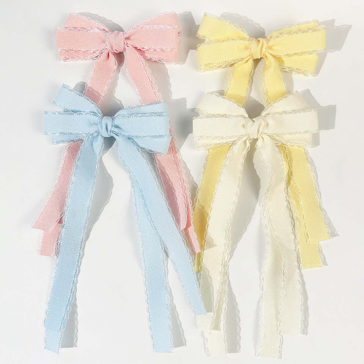 Lace Ribbon Trim - مجموعة من 20 قطعة مشابك شعر