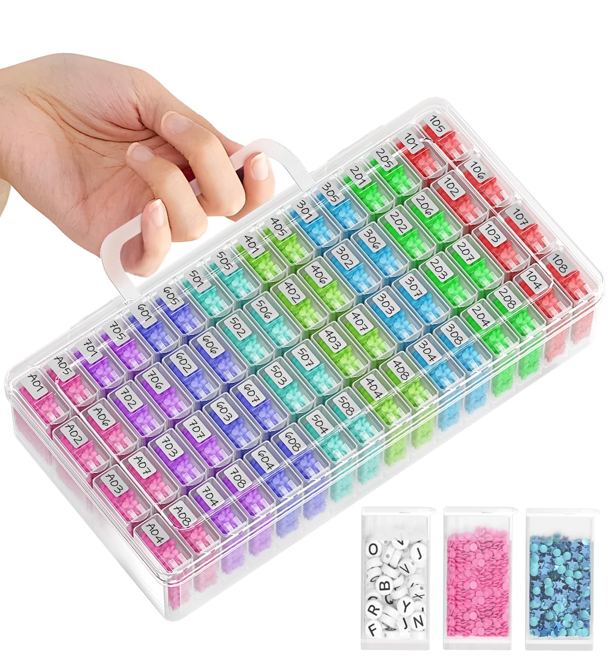 Craft Embellishment Storage - صندوق تخزين أدوات وملحقات الرسم بالألماس