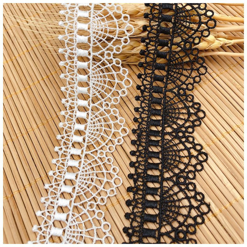 Lace Ribbon Trim - جوفاء التطريز الترقوة سلسلة منامة الملابس