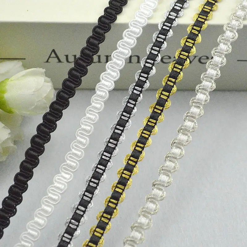 Lace Ribbon Trim - شريط دانتيل جديد بطول 5 أمتار/16.4