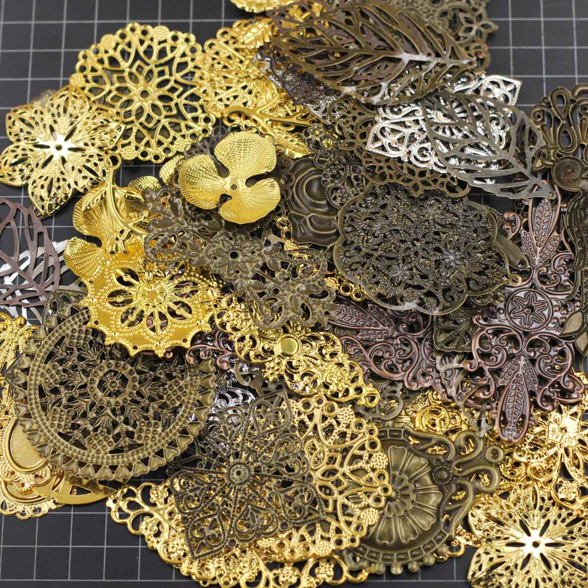 الزينة موصلات عشوائية مختلطة م - مراجعة Craft Embellishments وسعره