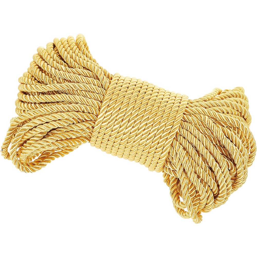 6-حبل ذهبي ، حبل ملتوي 27 يارد - مراجعة Cord Trim Twisted وسعره