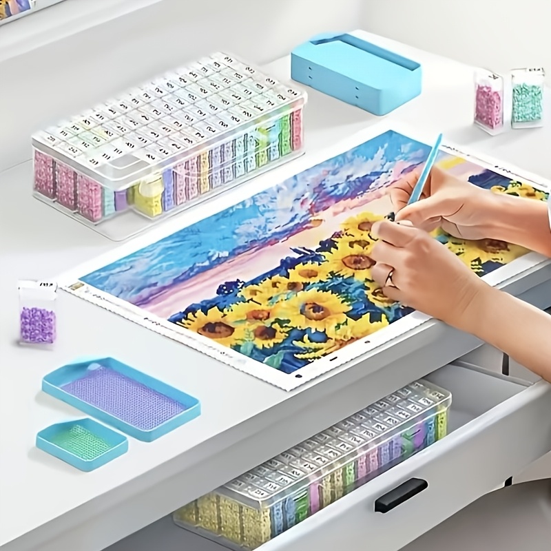 صندوق تخزين للرسم بالألماس بـ  - مراجعة Craft Embellishment Storage وسعره