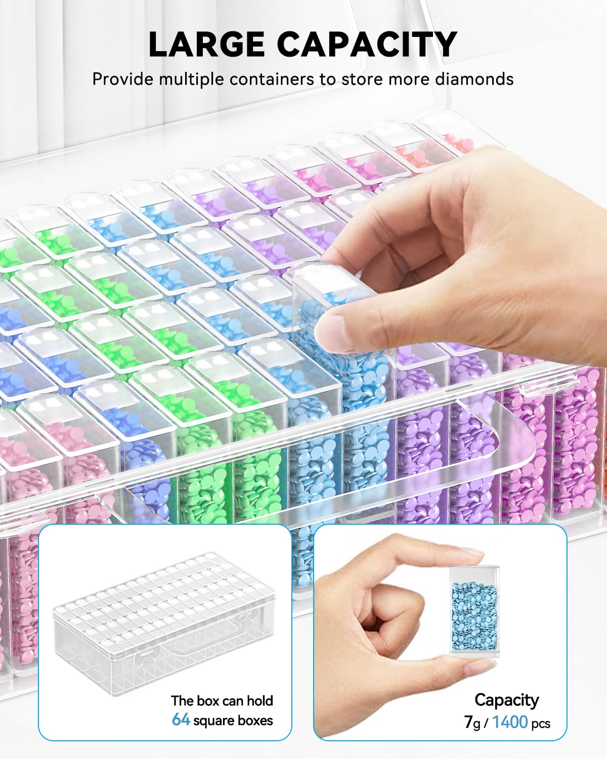 صندوق تخزين أدوات وملحقات الرس - مراجعة Craft Embellishment Storage وسعره