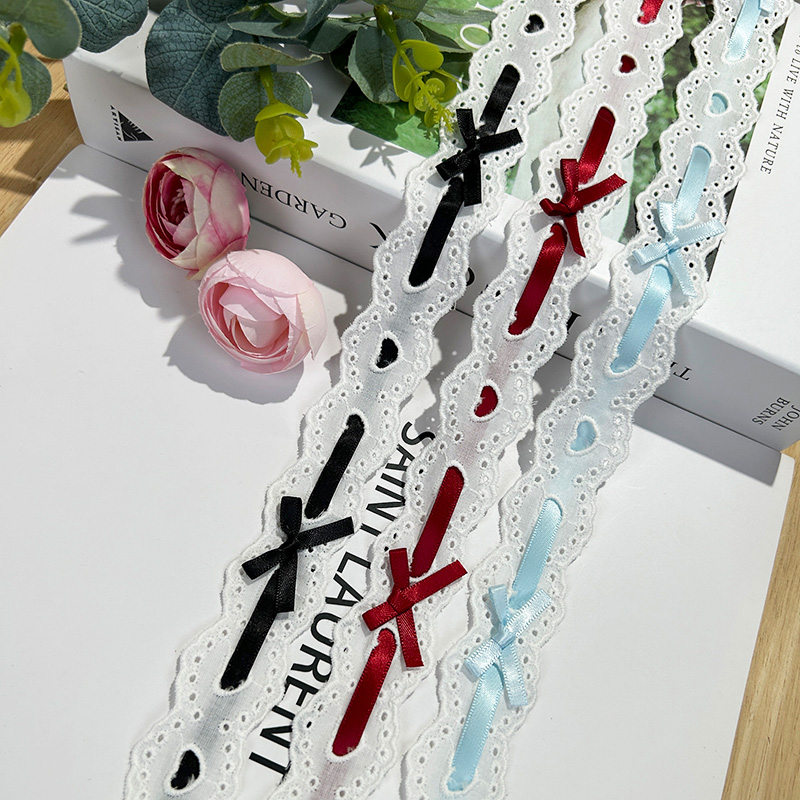 1 ياردة القوس مطوي الدانتيل لو - مراجعة Lace Ribbon Trim وسعره