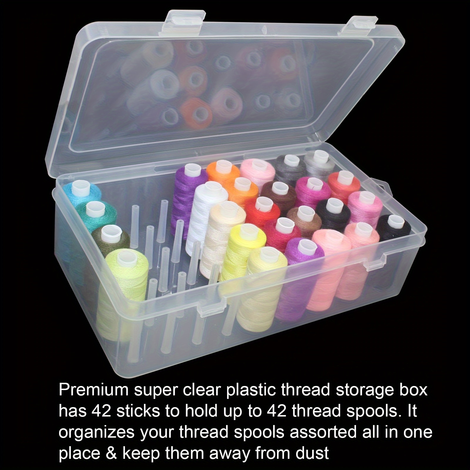 صندوق تخزين خيوط الخياطة البلا - مراجعة Craft Embellishment Storage وسعره