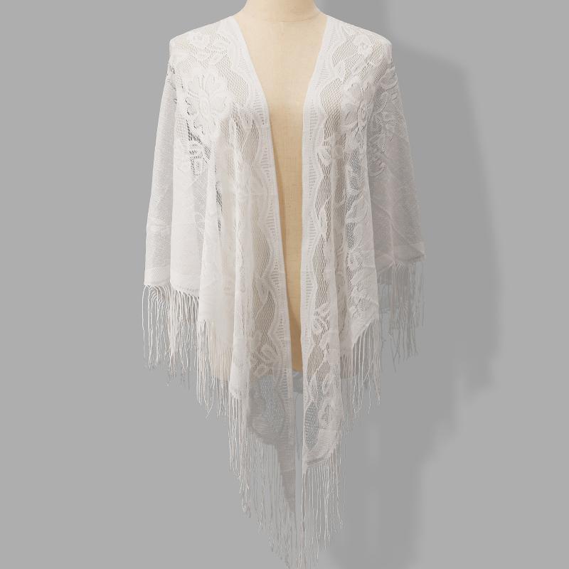 وشاح زفاف بشرّابات وحواف مزخرف - مراجعة Tassel Fringe Trim وسعره