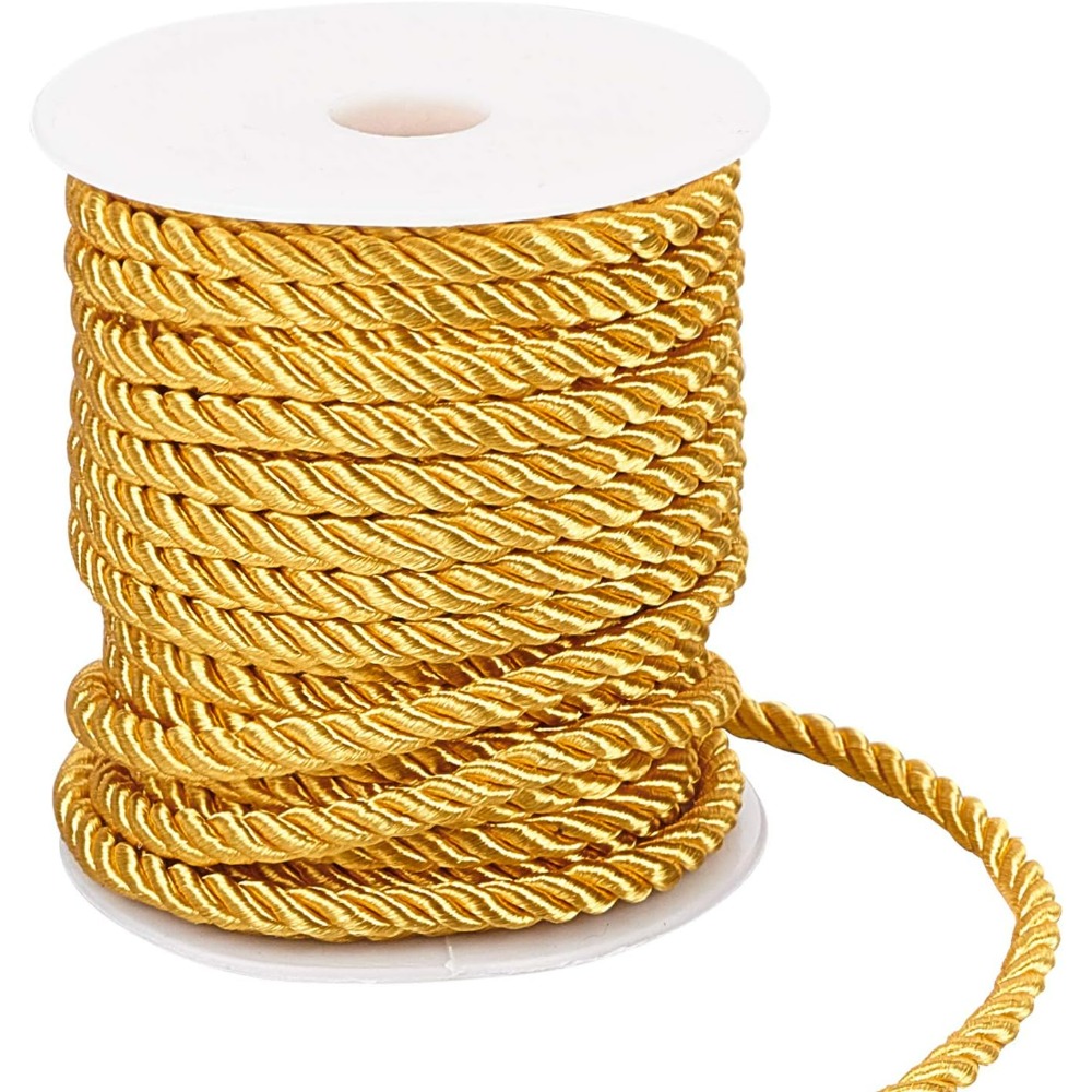 59 قدم الذهب الحبل 5 مللي متر  - مراجعة Cord Trim Twisted وسعره