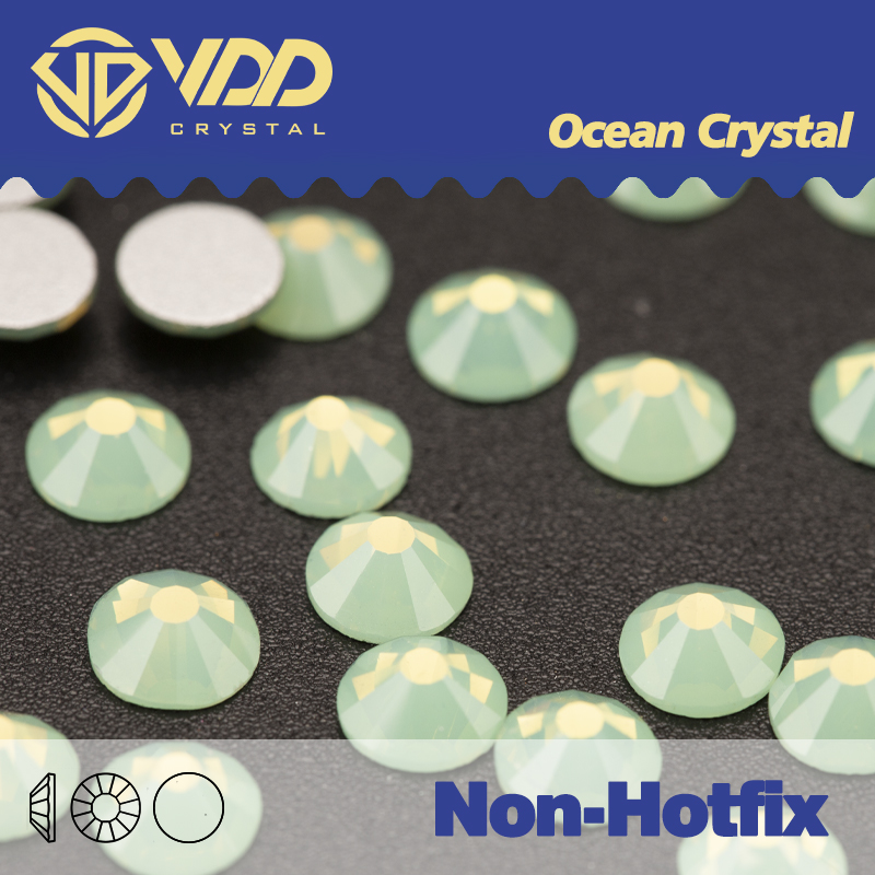 VDD 046 بلورات العقيق الأخضر ل - مراجعة Hotfix Rhinestone Sheet وسعره