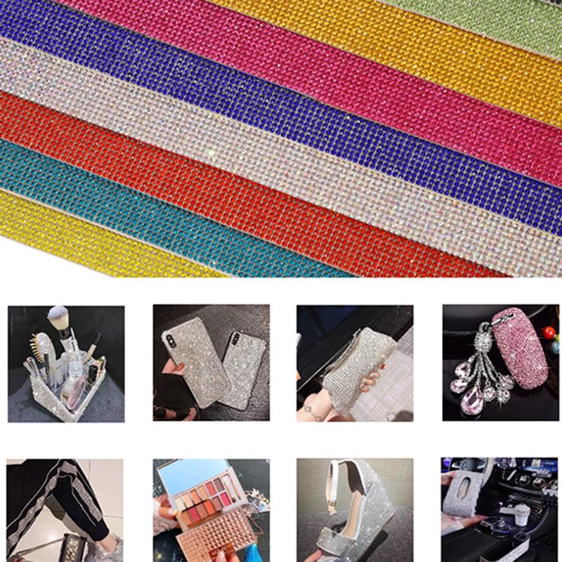 12x20 سنتيمتر ذاتية اللصق حجر  - مراجعة Hotfix Rhinestone Sheet وسعره