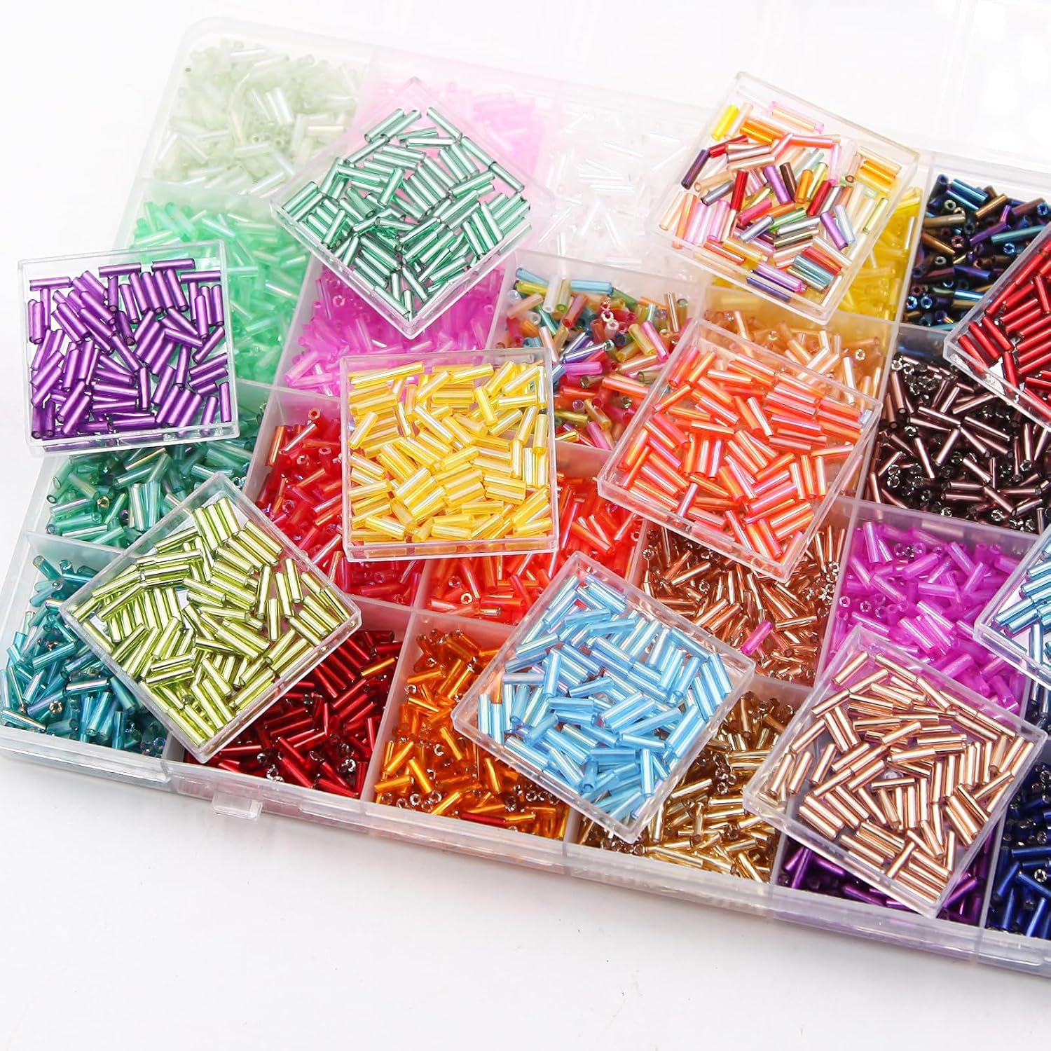حوالي 6720 قطعة/صندوق من الخرز - مراجعة Craft Embellishment Storage وسعره