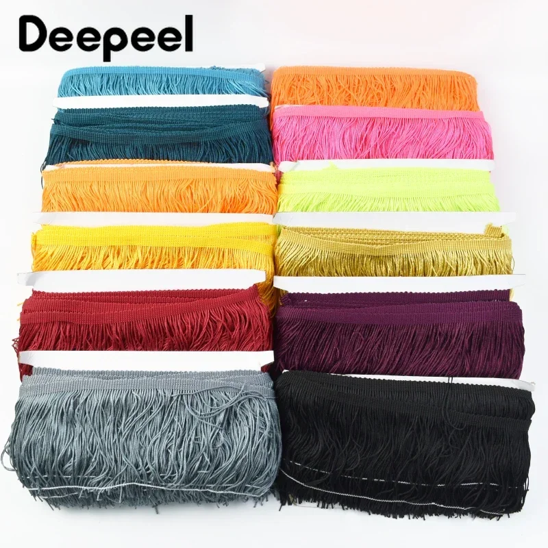 شريط زخرفي طويل ملون بطول 10/1 - مراجعة Fringe Ribbon Sewing وسعره
