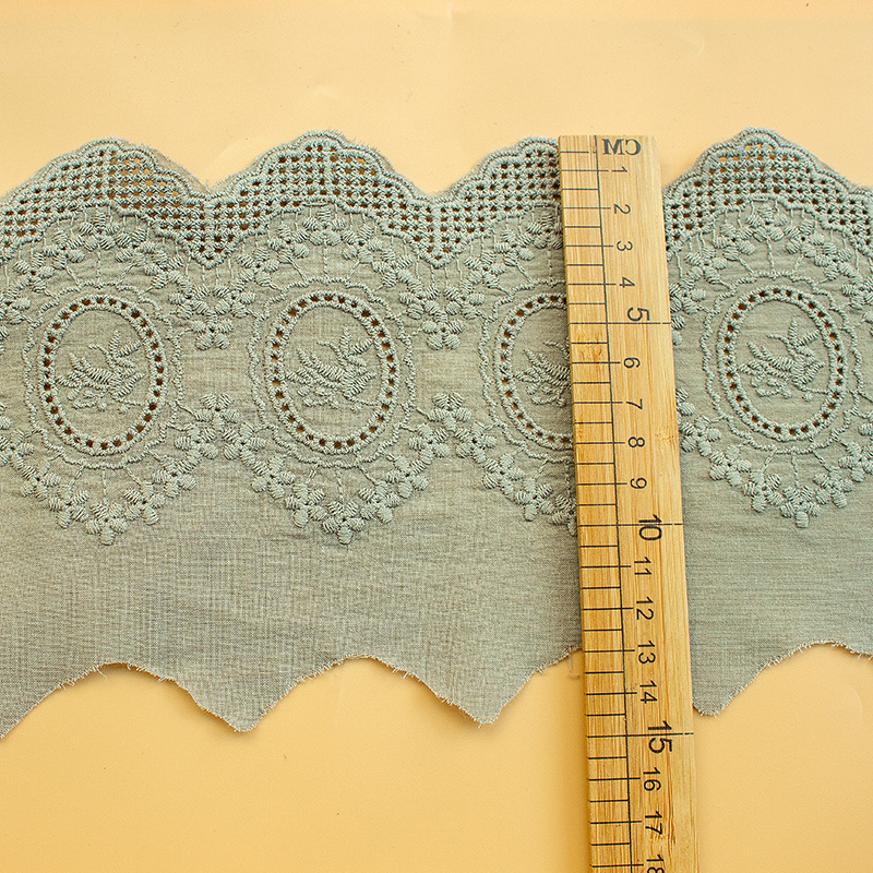 2 ياردة القطن الملونة المطرزة  - مراجعة Lace Ribbon Trim وسعره